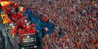 Ribuan warga Spanyol di Madrid sambut trofi Euro 2012