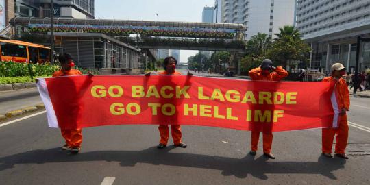 Demo tolak kedatangan IMF ke Jakarta