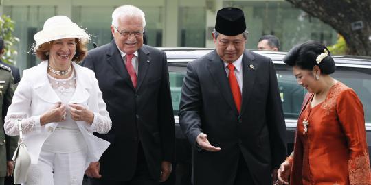 Kunjungan Presiden Rep Ceko Vaclav Klaus ke Indonesia