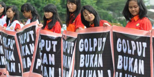 Demo tolak Golput pada Pilkada DKI