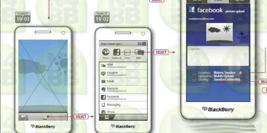 Intip tampilan Facebook mobile di BlackBerry 10