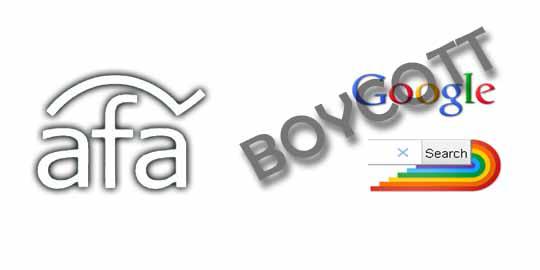 AFA boikot semua produk Google