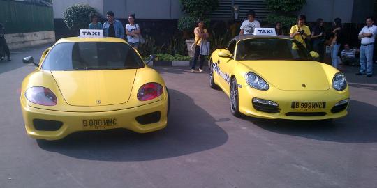 Polda Metro akan tindak taksi Ferrari & Porsche