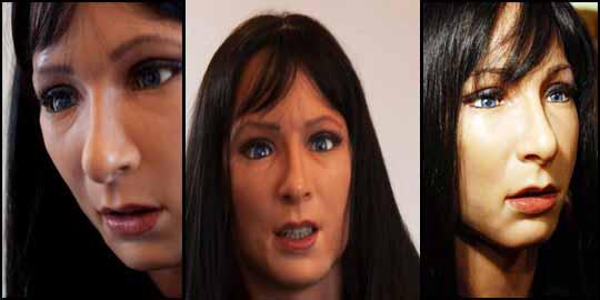 FACE, robot dengan ekspresi wajah manusia