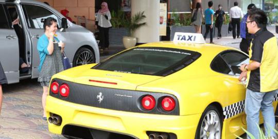 Polisi tantang Bank Mandiri tunjukkan izin taksi Ferrari