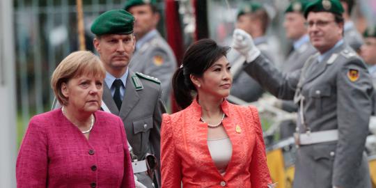 PM Thailand Yingluck Shinawatra di Jerman