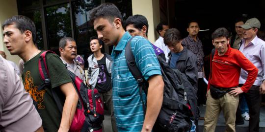 109 Imigran asal Timur Tengah ditangkap
