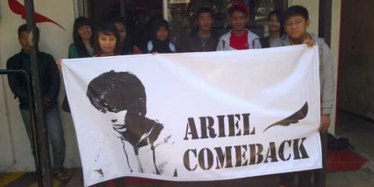 Menanti Ariel, ratusan fans padati Kebonwaru