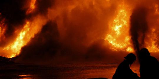 Rumah terbakar, warga Radio Dalam libur tarawih