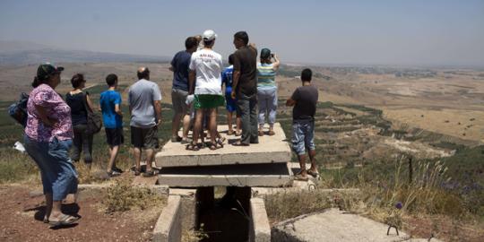 Perang Suriah jadi tontonan turis Israel
