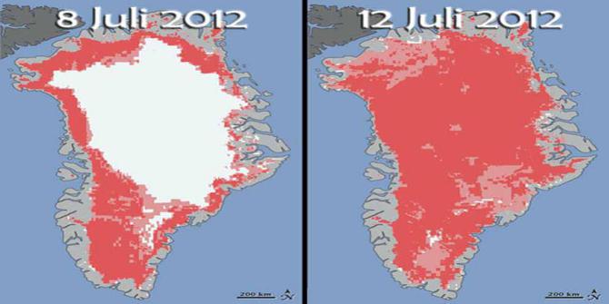 97 Persen permukaan es Greenland mencair  merdeka.com