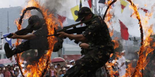 Unjuk gigi Tentara Pembebasan Rakyat China