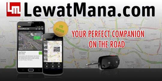 LewatMana app, aplikasi mudik untuk BlackBerry dan Android