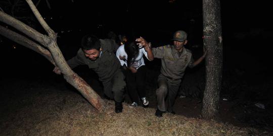 8 PSK bandel terjaring razia polisi Surabaya