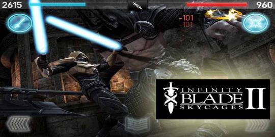 Infinity Blades II - Skycages kini hadir di iTunes App Store