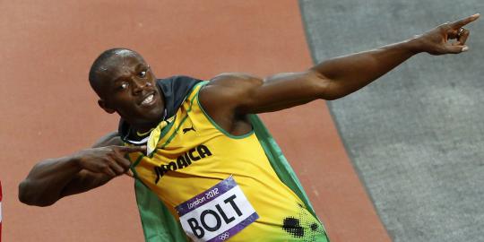 Usain Bolt manusia tercepat di dunia