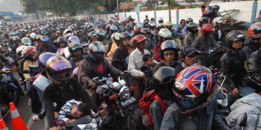 Pemudik motor tujuan Bandung akan melewati Pantura