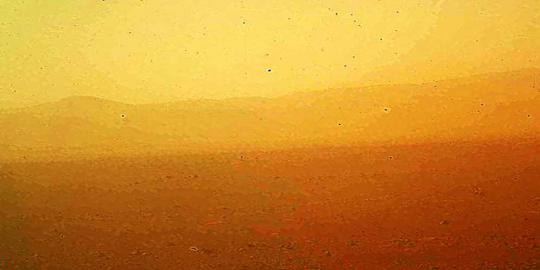 Curiosity kirimkan foto berwarna pertama dari Mars