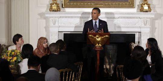 Buka bersama Presiden Barack Obama di Gedung Putih