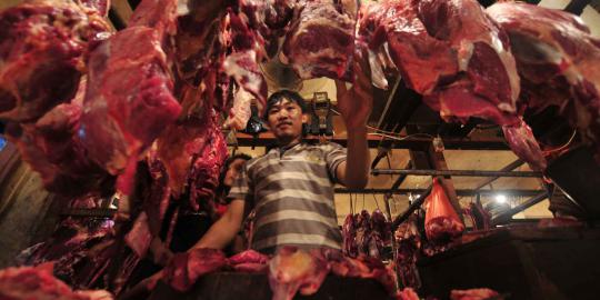 Jelang lebaran, harga daging sapi dan ayam terus meroket