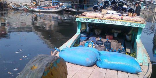 Mudik murah meriah warga Cilincing dengan perahu motor