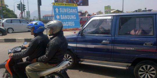 H-3, Arus mudik di Cileunyi masih lancar