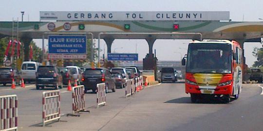 Puncak arus mudik di Tol Cileunyi hari ini