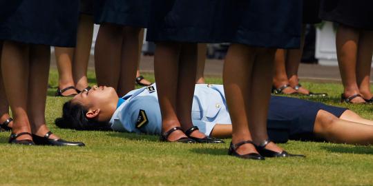 30 Pelajar pingsan saat upacara HUT RI di Palangkaraya