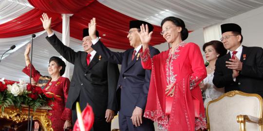 SBY pimpin upacara penurunan Sang Saka Merah Putih