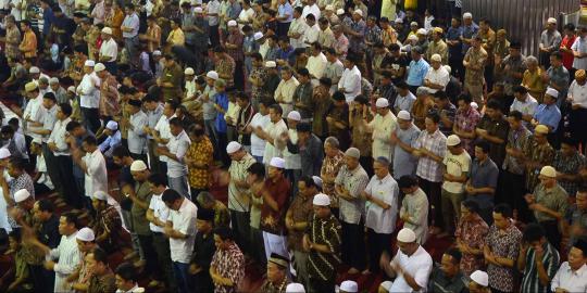 Presiden SBY & jemaah di Masjid Istiqlal laksanakan salat Ied