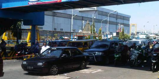 Lebaran, Dermaga Ujung Surabaya masih dipadati pemudik