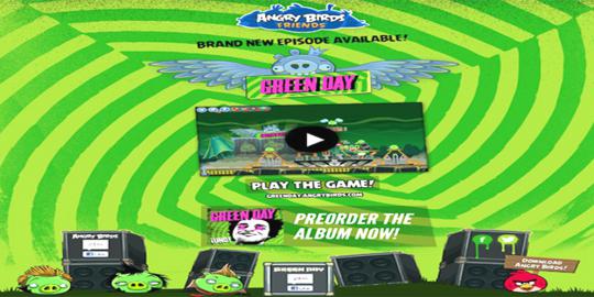 Rovio angkut pertempuran Angry Birds di konser Green Day