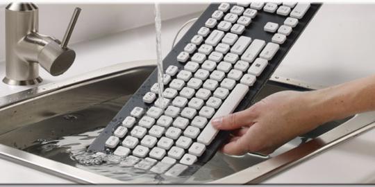 Logitech K31, keyboard stylish tahan air