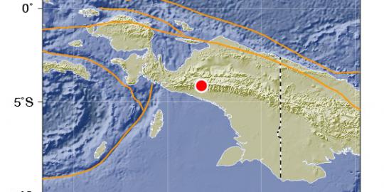 Gempa guncang Papua