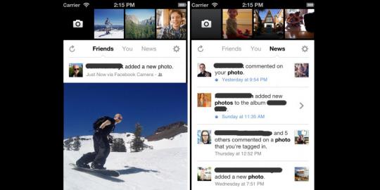 Facebook update Camera App untuk iPhone | merdeka.com