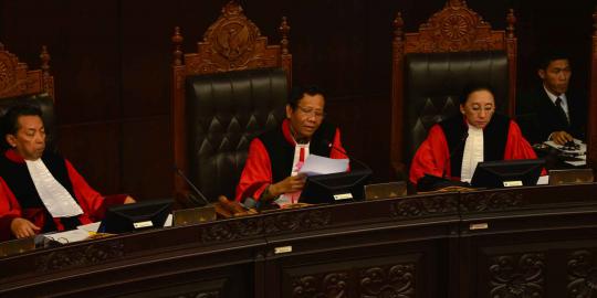 MK menggelar sidang uji materi UU Pemilu