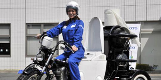 Pabrik Jepang bikin motor bertenaga tinja