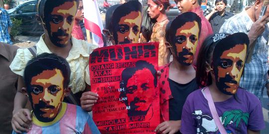 Demo di Istana, \'Sahabat Munir\' ingatkan Presiden SBY