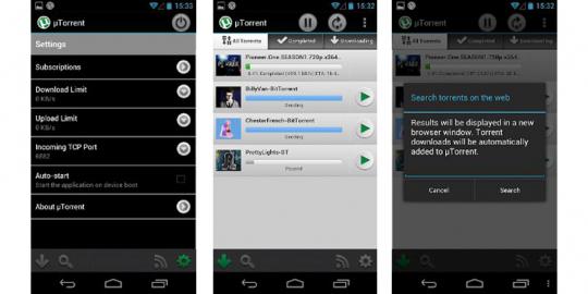 UTorrent Versi Android Sekarang Telah Tersedia