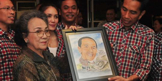 Lukisan Jokowi dari istri mantan gubernur DKI Henk Ngantung 