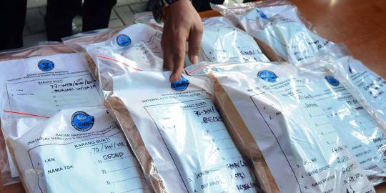 Sabu seberat 9.212,2 gram dimusnahkan BNN