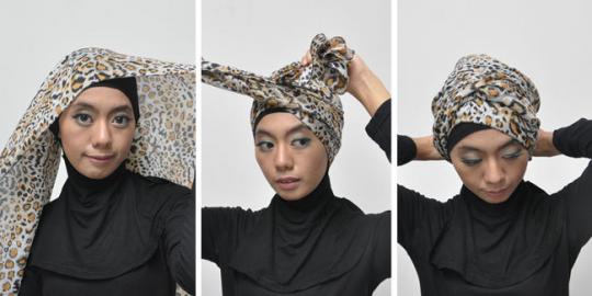 Tutorial hijab: Turban style