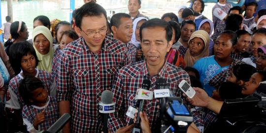 Jokowi-Ahok gelar halal bihalal di Kelapa Gading