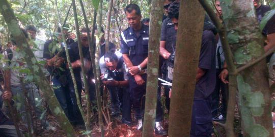 Yusuf Rizaldi menyerahkan diri ke Polres Langkat