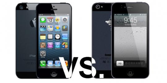 Spek iPhone 5 palsu ternyata lebih bagus