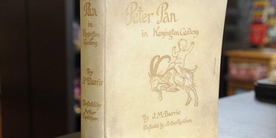 Novel langka Peter Pan edisi pertama, dilelang!