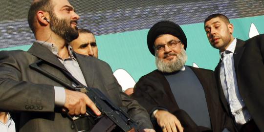 Pemimpin Hizbullah Libanon tampil di muka umum