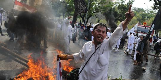 5 Demonstran di Kedubes AS dilepaskan polisi