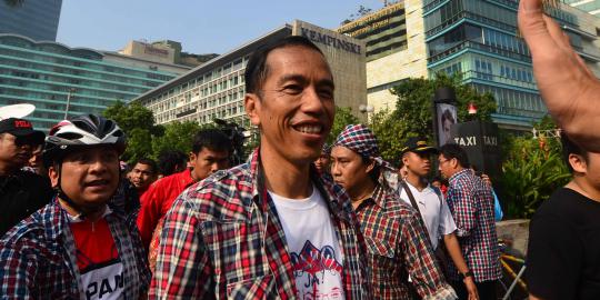 Hitungan cepat unggul, Jokowi tunggu hasil KPU DKI