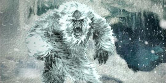 Manusia salju Yeti terlihat di pedalaman Siberia